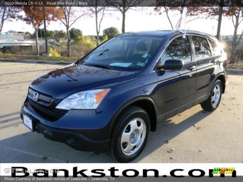 Royal Blue Pearl / Black 2009 Honda CR-V LX