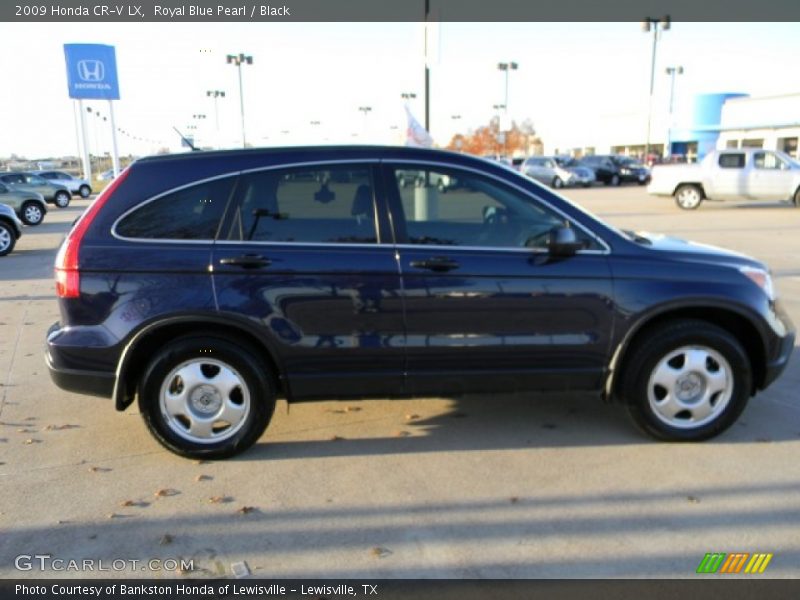 Royal Blue Pearl / Black 2009 Honda CR-V LX