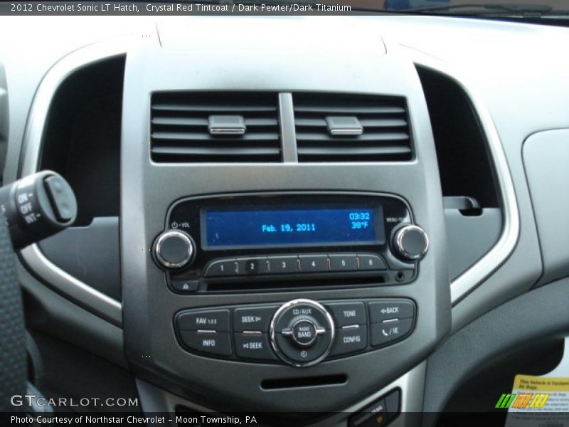 Crystal Red Tintcoat / Dark Pewter/Dark Titanium 2012 Chevrolet Sonic LT Hatch