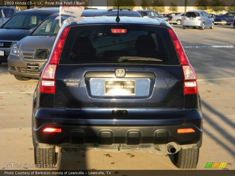 Royal Blue Pearl / Black 2009 Honda CR-V LX