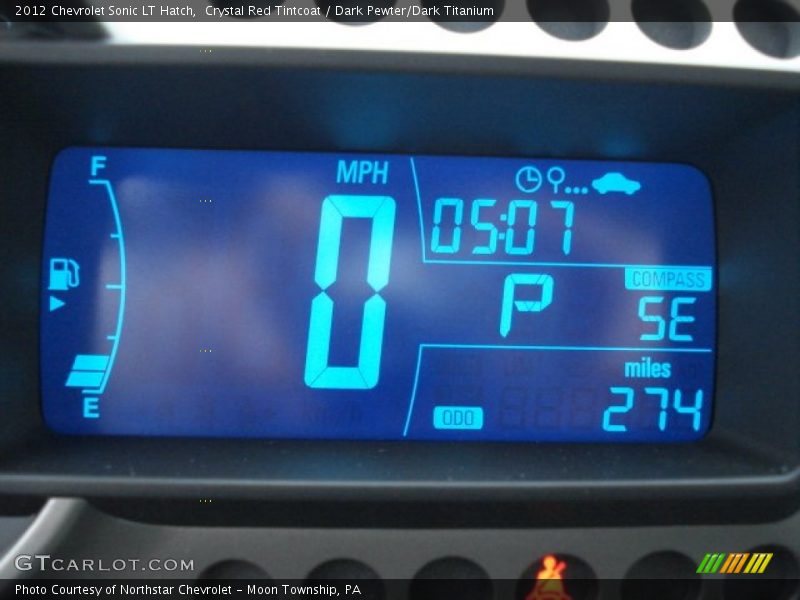 Crystal Red Tintcoat / Dark Pewter/Dark Titanium 2012 Chevrolet Sonic LT Hatch