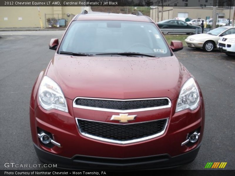 Cardinal Red Metallic / Jet Black 2012 Chevrolet Equinox LT AWD