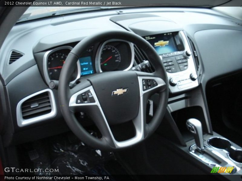 Cardinal Red Metallic / Jet Black 2012 Chevrolet Equinox LT AWD