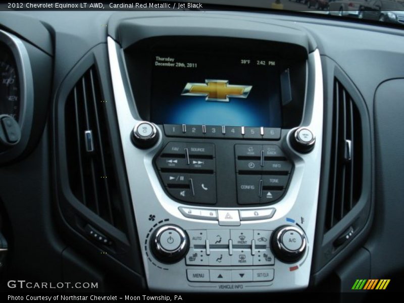 Cardinal Red Metallic / Jet Black 2012 Chevrolet Equinox LT AWD