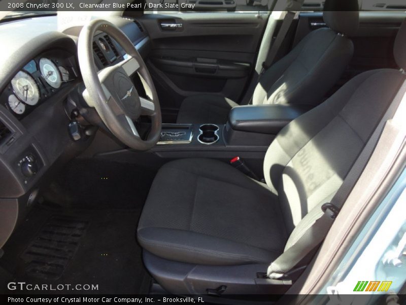 Clearwater Blue Pearl / Dark Slate Gray 2008 Chrysler 300 LX