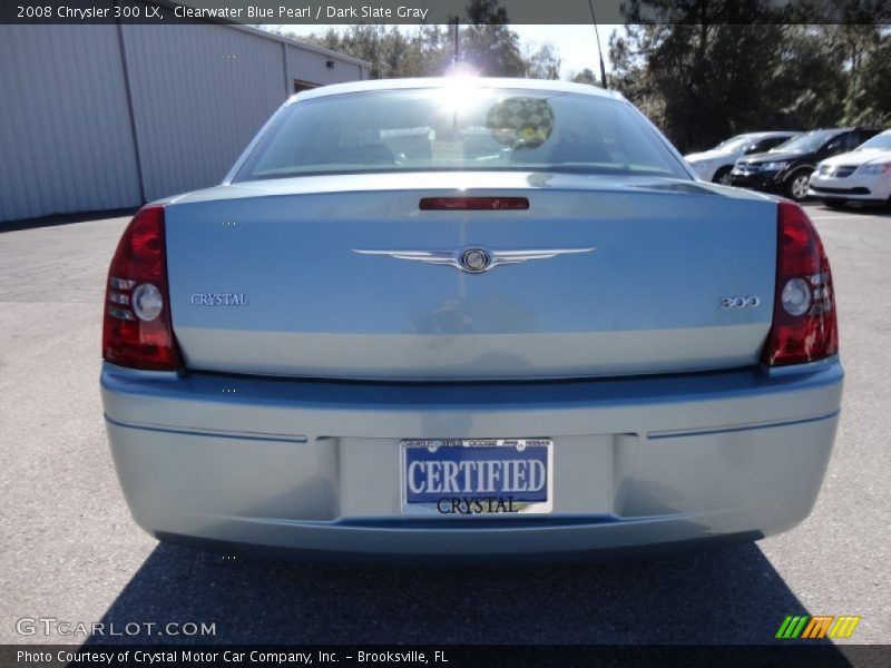 Clearwater Blue Pearl / Dark Slate Gray 2008 Chrysler 300 LX