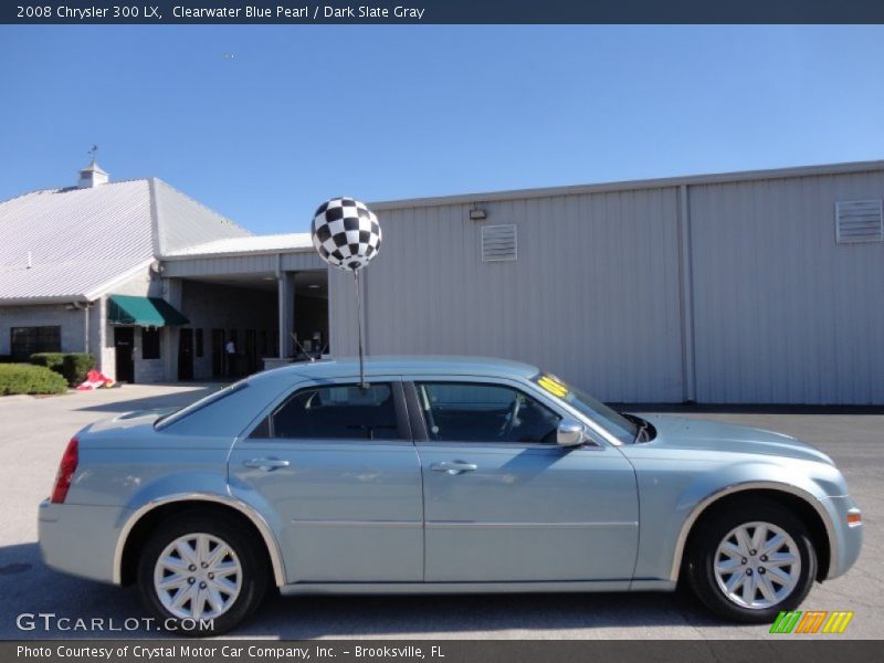 Clearwater Blue Pearl / Dark Slate Gray 2008 Chrysler 300 LX