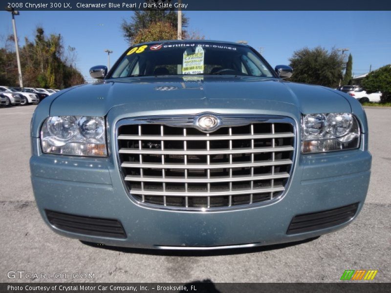 Clearwater Blue Pearl / Dark Slate Gray 2008 Chrysler 300 LX