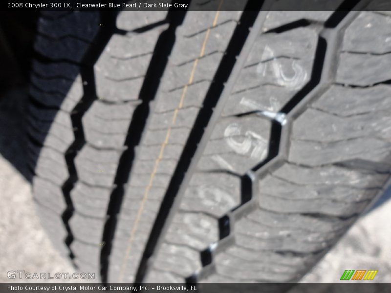 Clearwater Blue Pearl / Dark Slate Gray 2008 Chrysler 300 LX