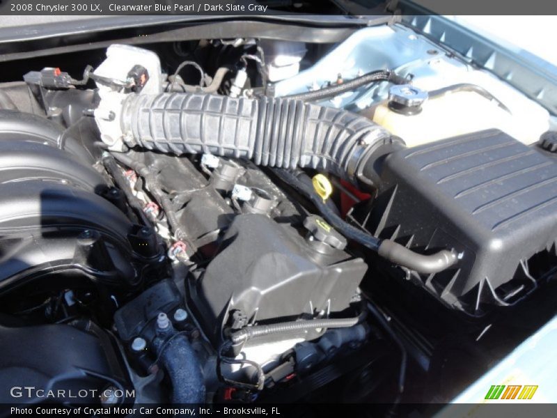Clearwater Blue Pearl / Dark Slate Gray 2008 Chrysler 300 LX