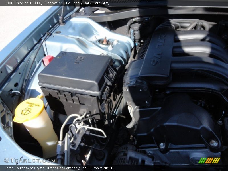 Clearwater Blue Pearl / Dark Slate Gray 2008 Chrysler 300 LX