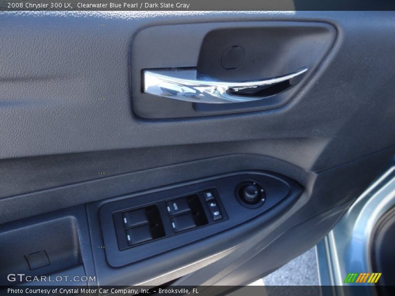 Clearwater Blue Pearl / Dark Slate Gray 2008 Chrysler 300 LX