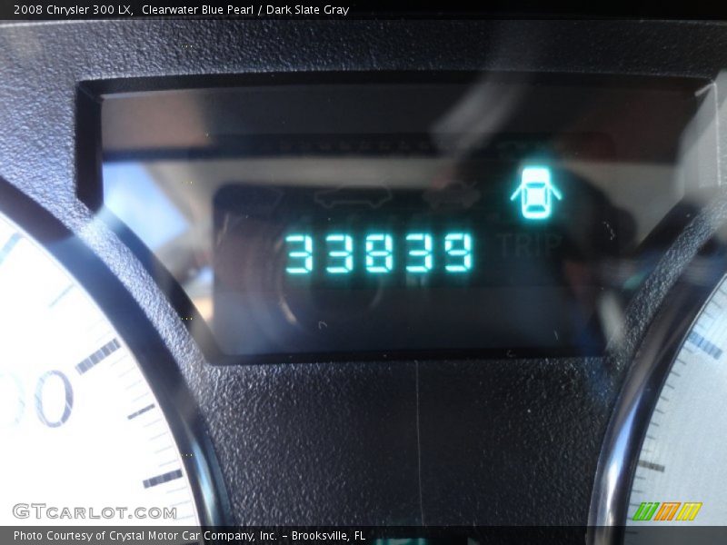 Clearwater Blue Pearl / Dark Slate Gray 2008 Chrysler 300 LX