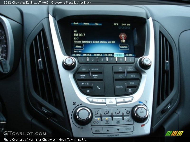 Graystone Metallic / Jet Black 2012 Chevrolet Equinox LT AWD