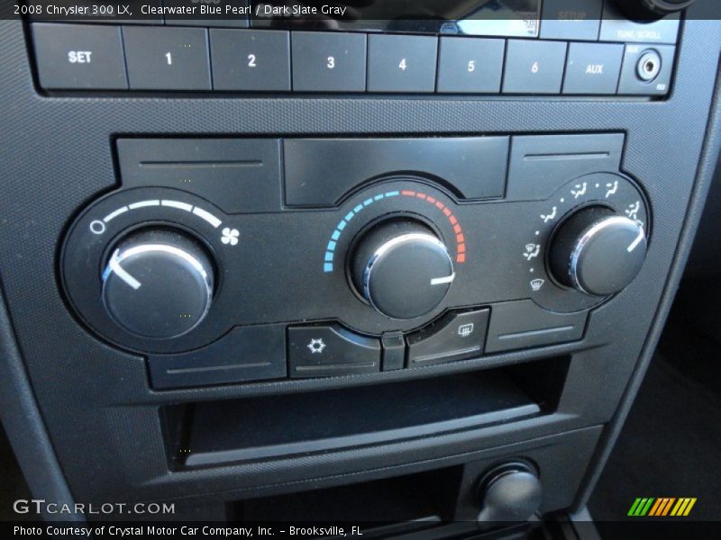 Clearwater Blue Pearl / Dark Slate Gray 2008 Chrysler 300 LX
