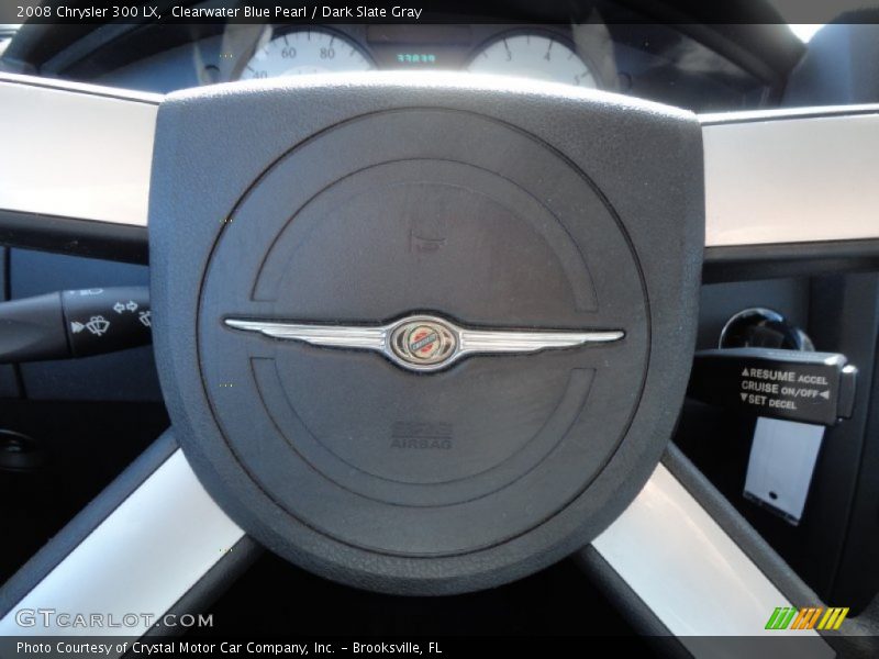 Clearwater Blue Pearl / Dark Slate Gray 2008 Chrysler 300 LX