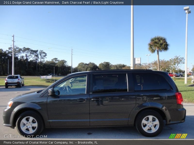 Dark Charcoal Pearl / Black/Light Graystone 2011 Dodge Grand Caravan Mainstreet