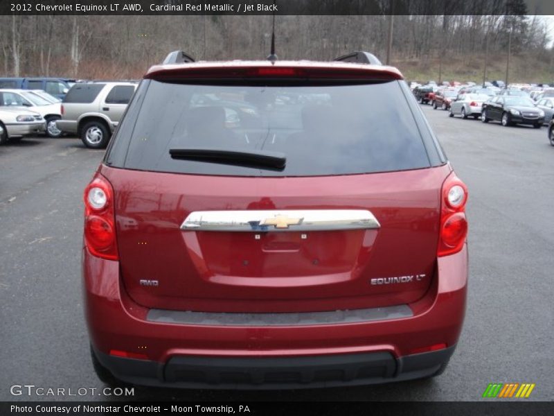 Cardinal Red Metallic / Jet Black 2012 Chevrolet Equinox LT AWD