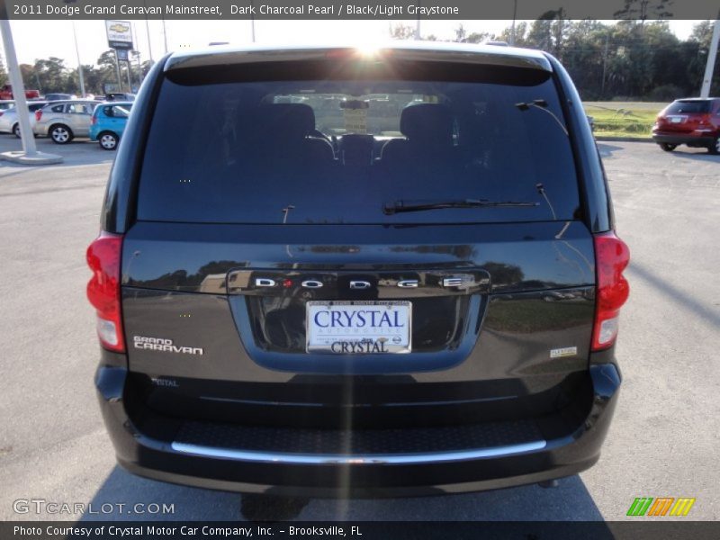 Dark Charcoal Pearl / Black/Light Graystone 2011 Dodge Grand Caravan Mainstreet