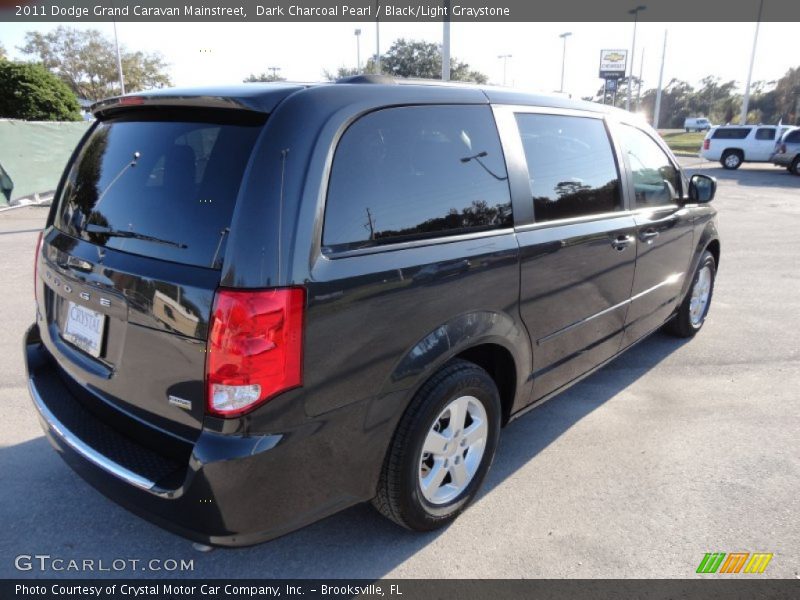 Dark Charcoal Pearl / Black/Light Graystone 2011 Dodge Grand Caravan Mainstreet