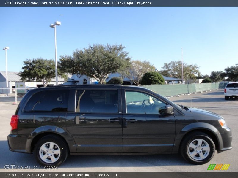 Dark Charcoal Pearl / Black/Light Graystone 2011 Dodge Grand Caravan Mainstreet