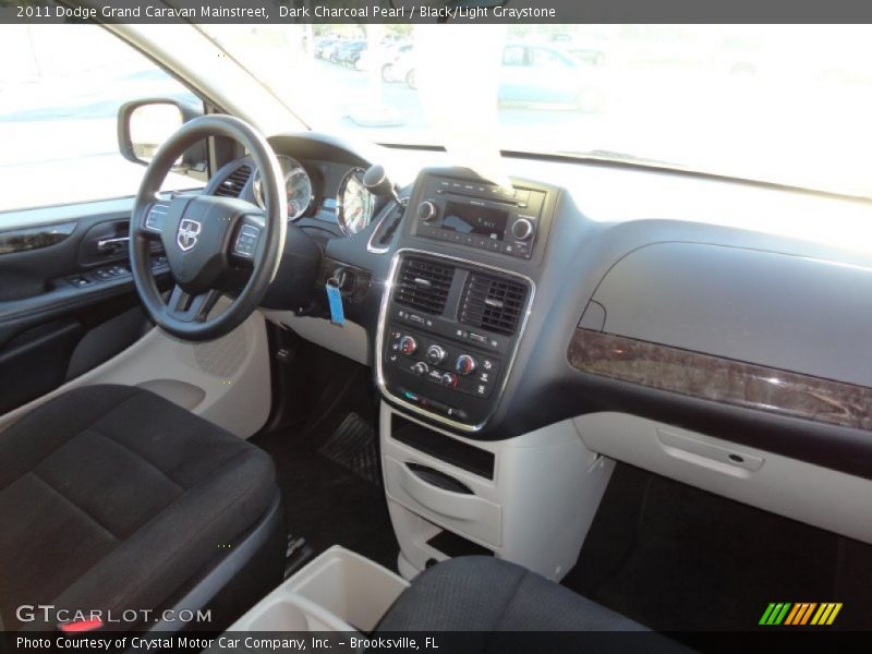 Dark Charcoal Pearl / Black/Light Graystone 2011 Dodge Grand Caravan Mainstreet