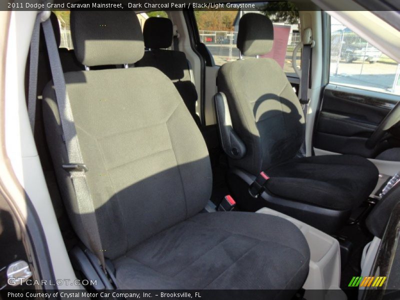 Dark Charcoal Pearl / Black/Light Graystone 2011 Dodge Grand Caravan Mainstreet