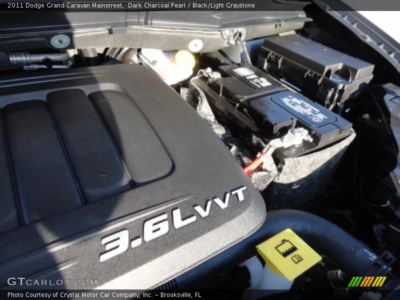 Dark Charcoal Pearl / Black/Light Graystone 2011 Dodge Grand Caravan Mainstreet