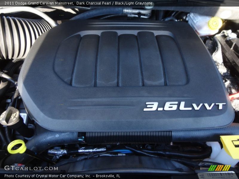 Dark Charcoal Pearl / Black/Light Graystone 2011 Dodge Grand Caravan Mainstreet