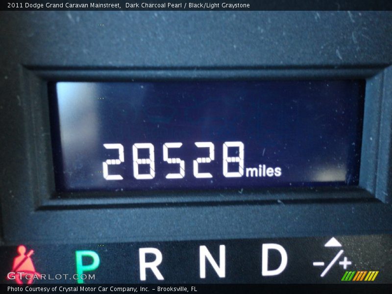 Dark Charcoal Pearl / Black/Light Graystone 2011 Dodge Grand Caravan Mainstreet