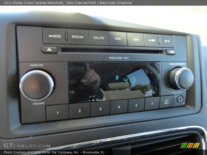 Dark Charcoal Pearl / Black/Light Graystone 2011 Dodge Grand Caravan Mainstreet