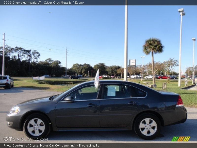 Cyber Gray Metallic / Ebony 2011 Chevrolet Impala LT