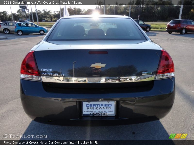 Cyber Gray Metallic / Ebony 2011 Chevrolet Impala LT