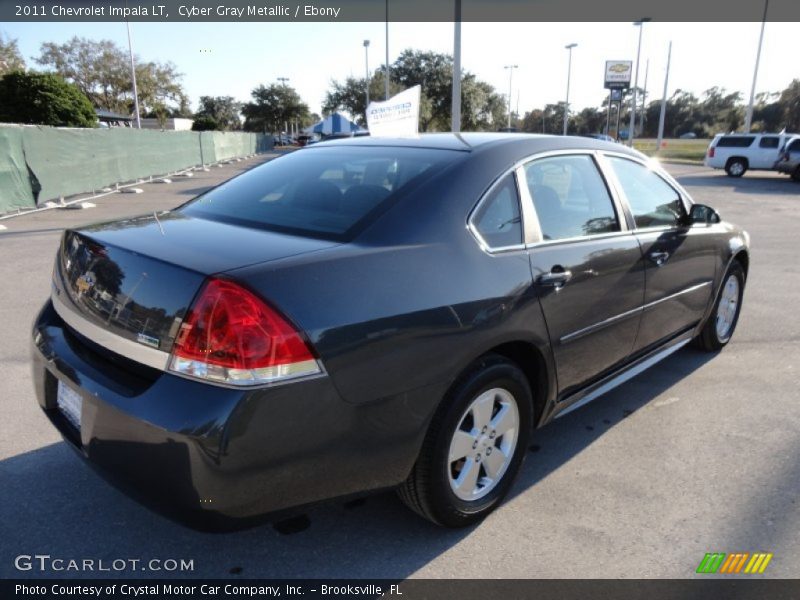 Cyber Gray Metallic / Ebony 2011 Chevrolet Impala LT