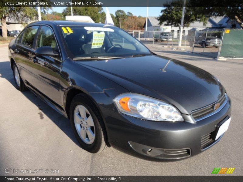 Cyber Gray Metallic / Ebony 2011 Chevrolet Impala LT