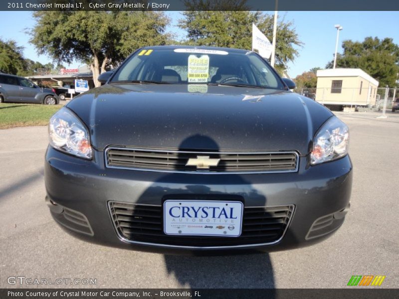 Cyber Gray Metallic / Ebony 2011 Chevrolet Impala LT