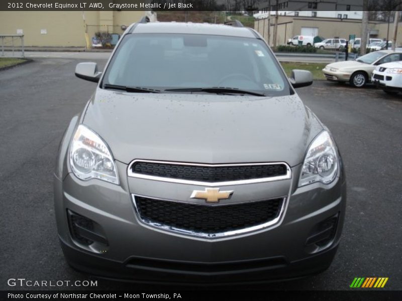 Graystone Metallic / Jet Black 2012 Chevrolet Equinox LT AWD