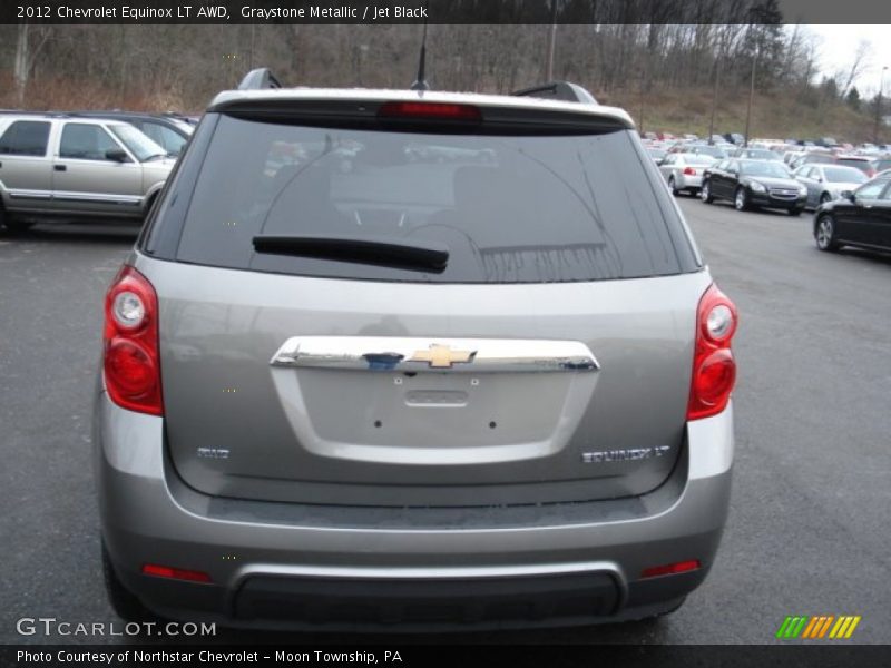 Graystone Metallic / Jet Black 2012 Chevrolet Equinox LT AWD