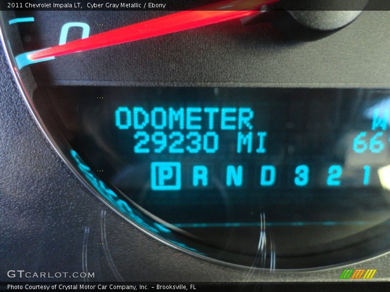 Cyber Gray Metallic / Ebony 2011 Chevrolet Impala LT