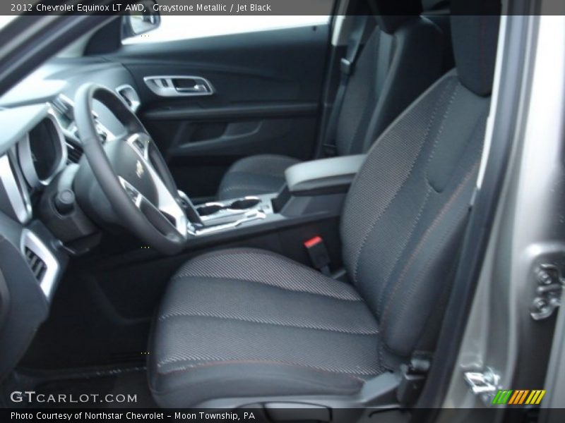 Graystone Metallic / Jet Black 2012 Chevrolet Equinox LT AWD