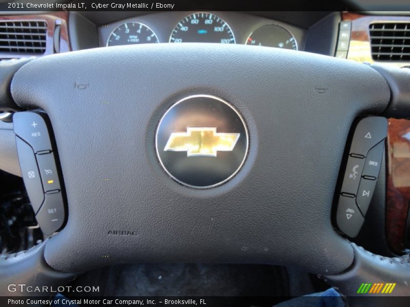 Cyber Gray Metallic / Ebony 2011 Chevrolet Impala LT