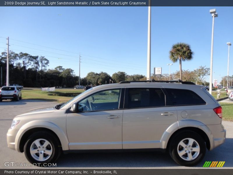 Light Sandstone Metallic / Dark Slate Gray/Light Graystone 2009 Dodge Journey SE