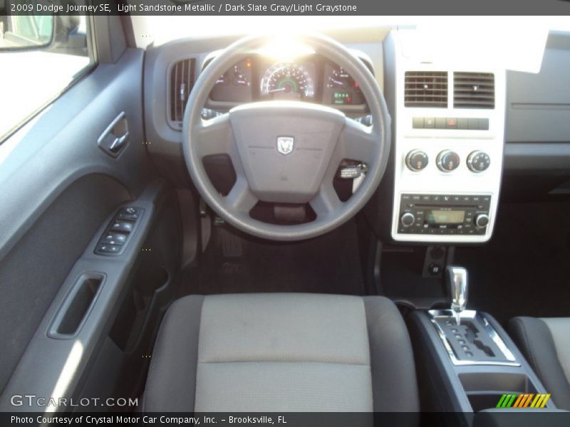 Light Sandstone Metallic / Dark Slate Gray/Light Graystone 2009 Dodge Journey SE
