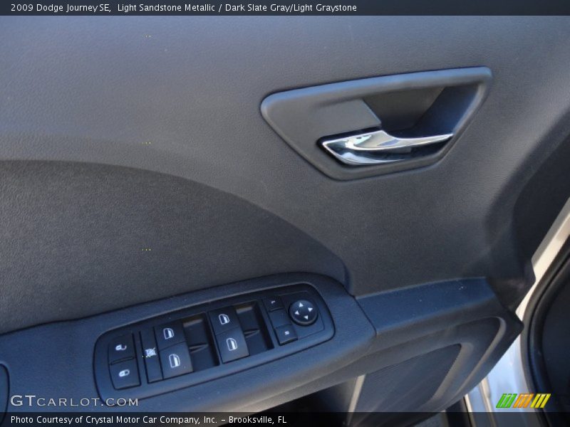 Light Sandstone Metallic / Dark Slate Gray/Light Graystone 2009 Dodge Journey SE
