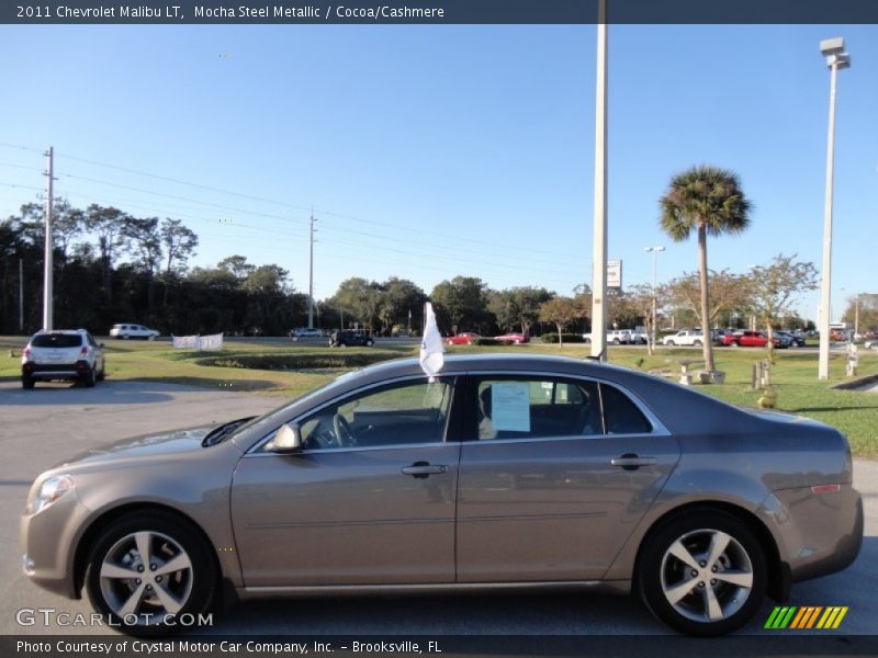 Mocha Steel Metallic / Cocoa/Cashmere 2011 Chevrolet Malibu LT
