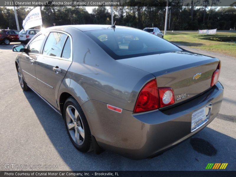 Mocha Steel Metallic / Cocoa/Cashmere 2011 Chevrolet Malibu LT