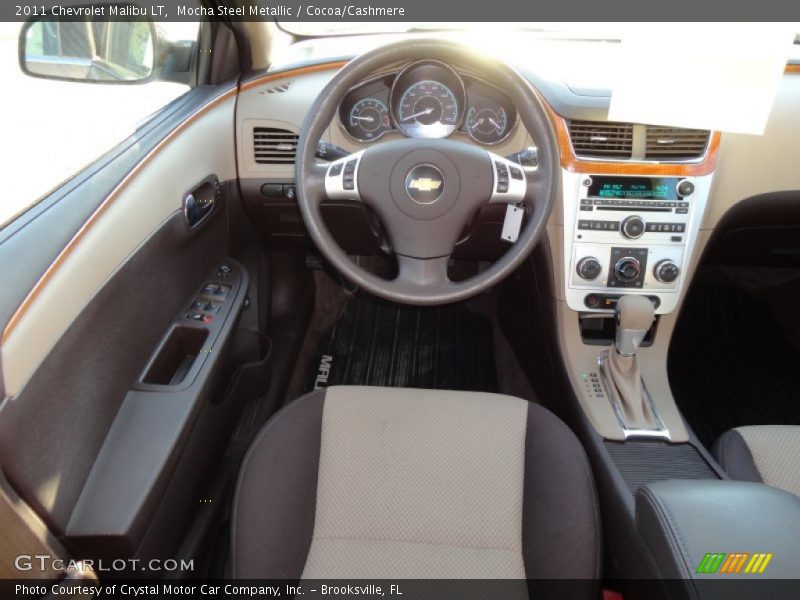 Mocha Steel Metallic / Cocoa/Cashmere 2011 Chevrolet Malibu LT
