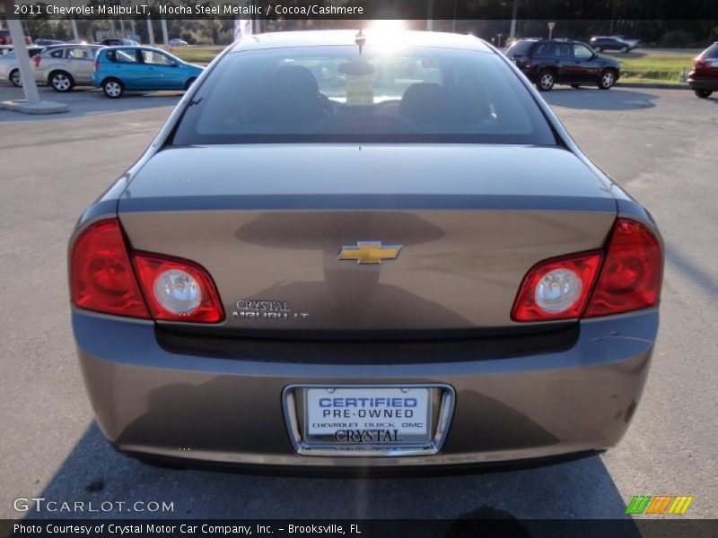 Mocha Steel Metallic / Cocoa/Cashmere 2011 Chevrolet Malibu LT