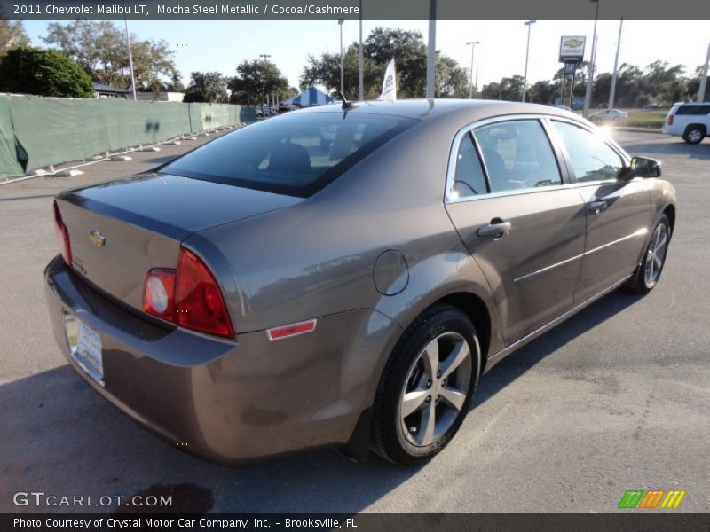 Mocha Steel Metallic / Cocoa/Cashmere 2011 Chevrolet Malibu LT