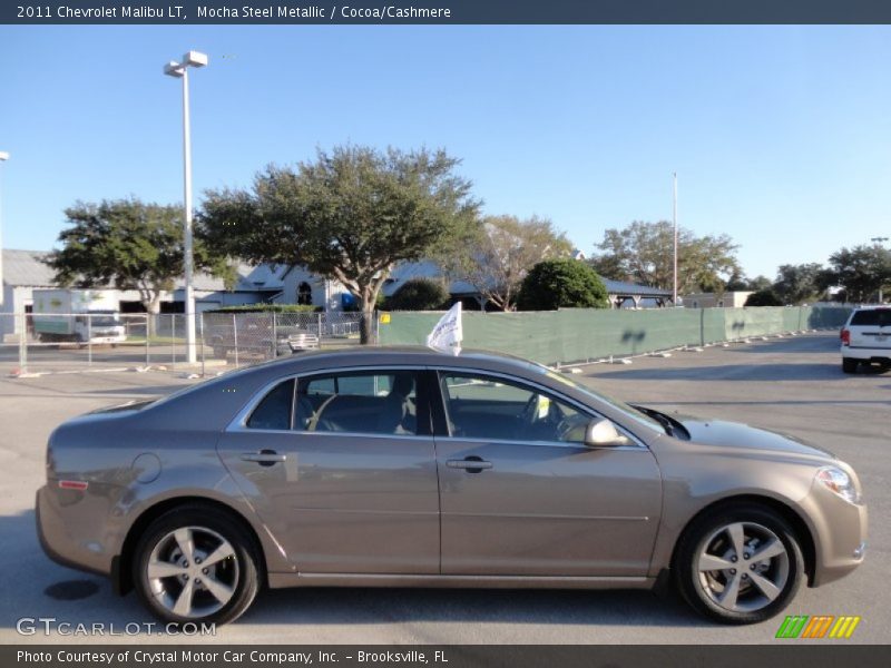 Mocha Steel Metallic / Cocoa/Cashmere 2011 Chevrolet Malibu LT